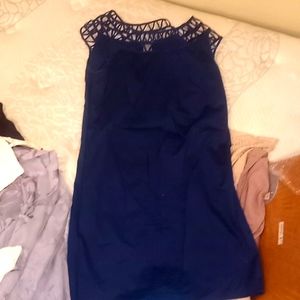 Ann taylor blue dress size 2